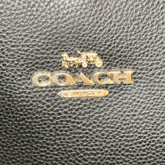 Black reversible Tote Bag Coach City Tote New without tags - Picture 8 of 9